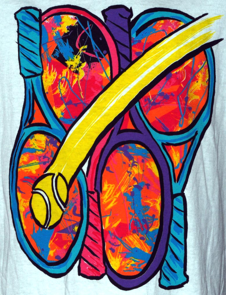 3 RACQUETS TEE SHIRT