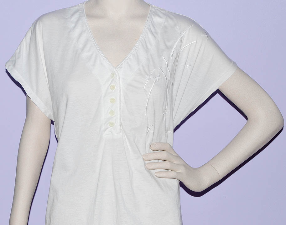 Prince Button V-Neck